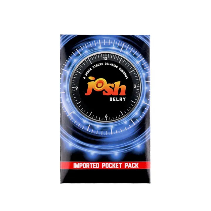 Josh D3lay 3s Condoms Ultra-Thin Ultra-Sensitive Latex Free Male Condoms 3's Pack